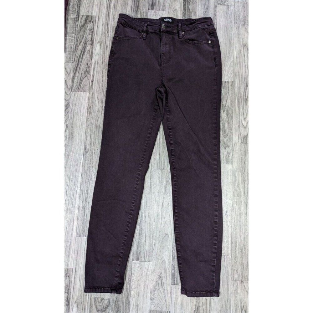 Buffalo David Bitton Hanna High Rise Soft Skinny Burgundy Jeans